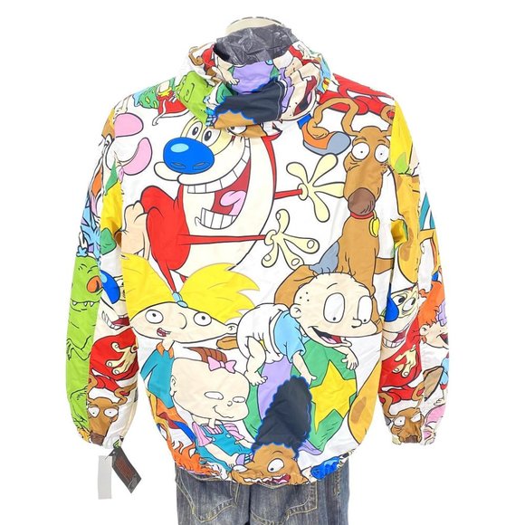 Members Only‎ Nickelodeon 90s Cartoons Zip Jacket - Picture 2 of 9